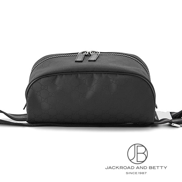 GG柄 ボディバック ウエストバック ブラック 黒[449182 G1XHN 8615] GG