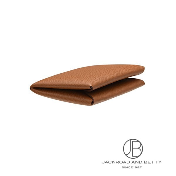 カルヴィ カードケース ゴールド ブラウン[] Calvi Card Case Gold