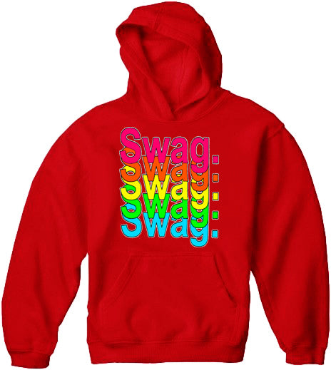 Swag Multi-Color Neon Adult Hoodie – Bewild