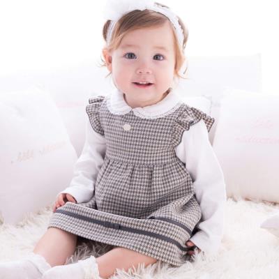 お揃い】ガンクラブチェックジャンパースカート(70~90cm)(S(70-80cm