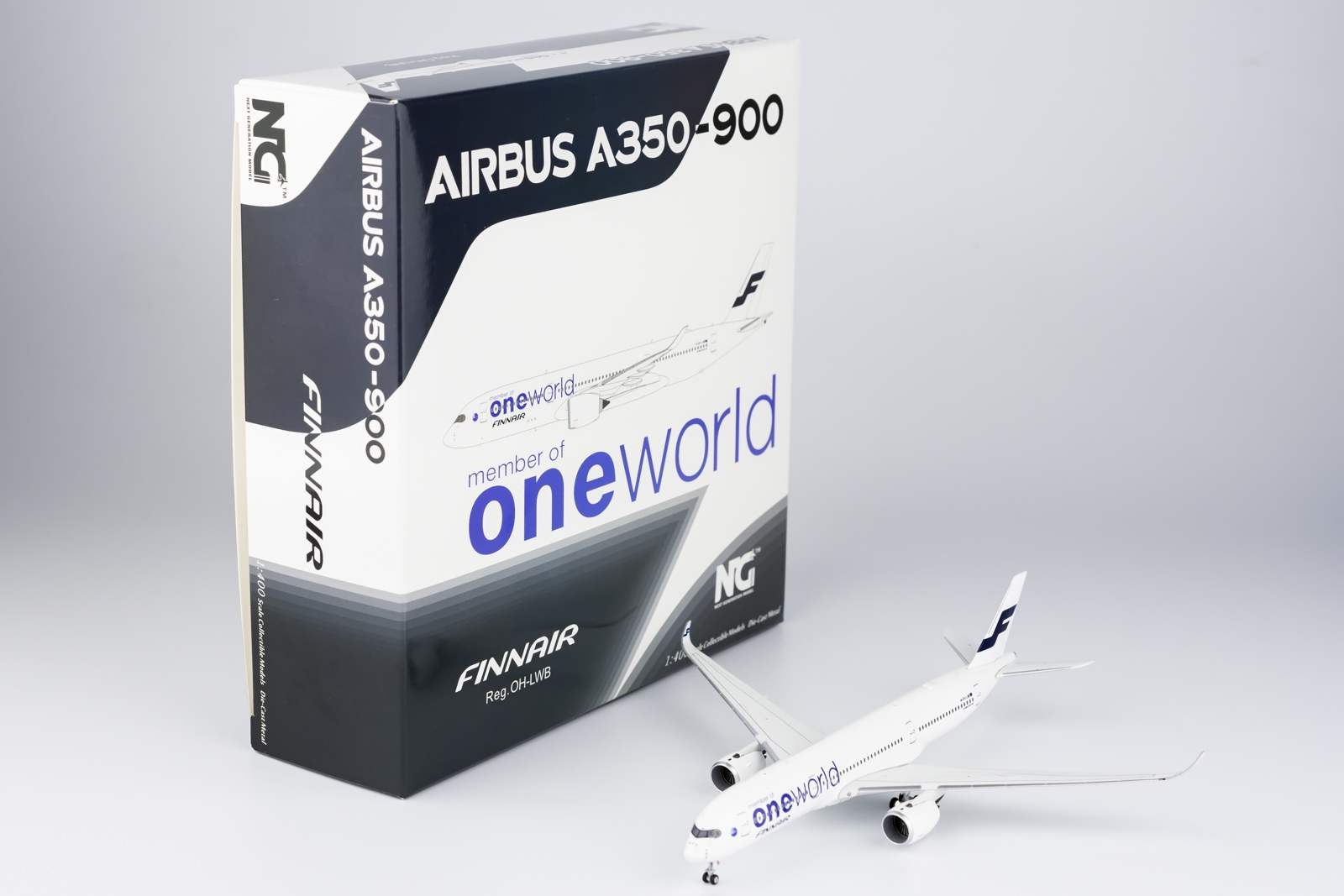 NG Models 1:400 Finnair OH-LWB Airbus A350-900 - Bedfordshire