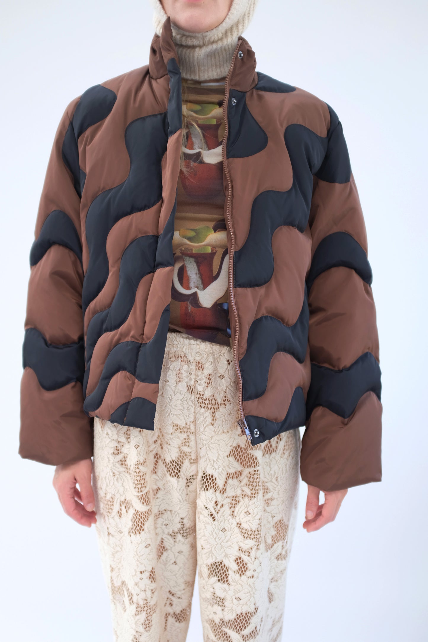 Paloma Wool Hokusai Jacket Brown/Black – Beklina