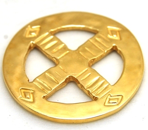 goro's】ゴローズ メディスンホイールを金メッキ仕上げ - ベル宝飾