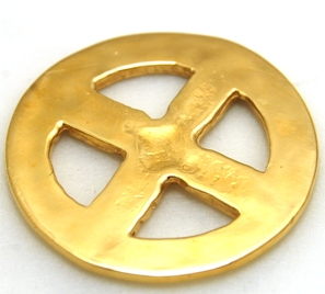 goro's】ゴローズ メディスンホイールを金メッキ仕上げ - ベル宝飾