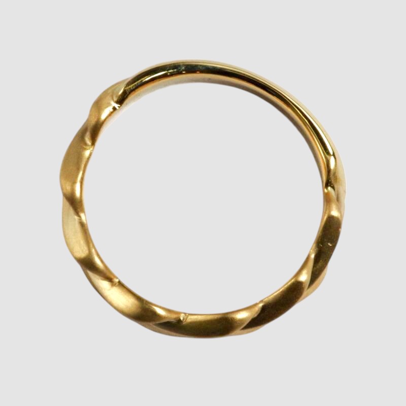 K18 リーフリング◇ベル宝飾オンラインショップ ◇