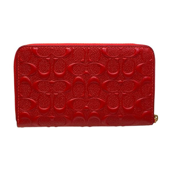 Coach Medium Long wallet CC942 signature round zip – luxebags