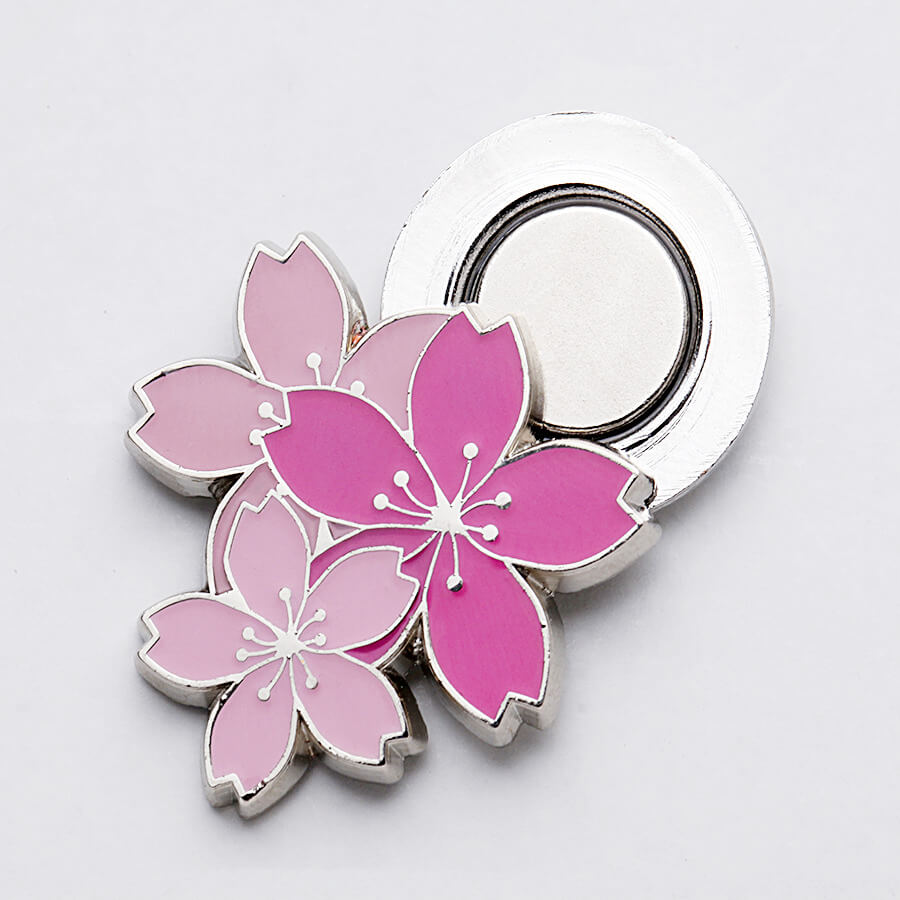 桜マグネットピン - 日本ベルビュー株式会社