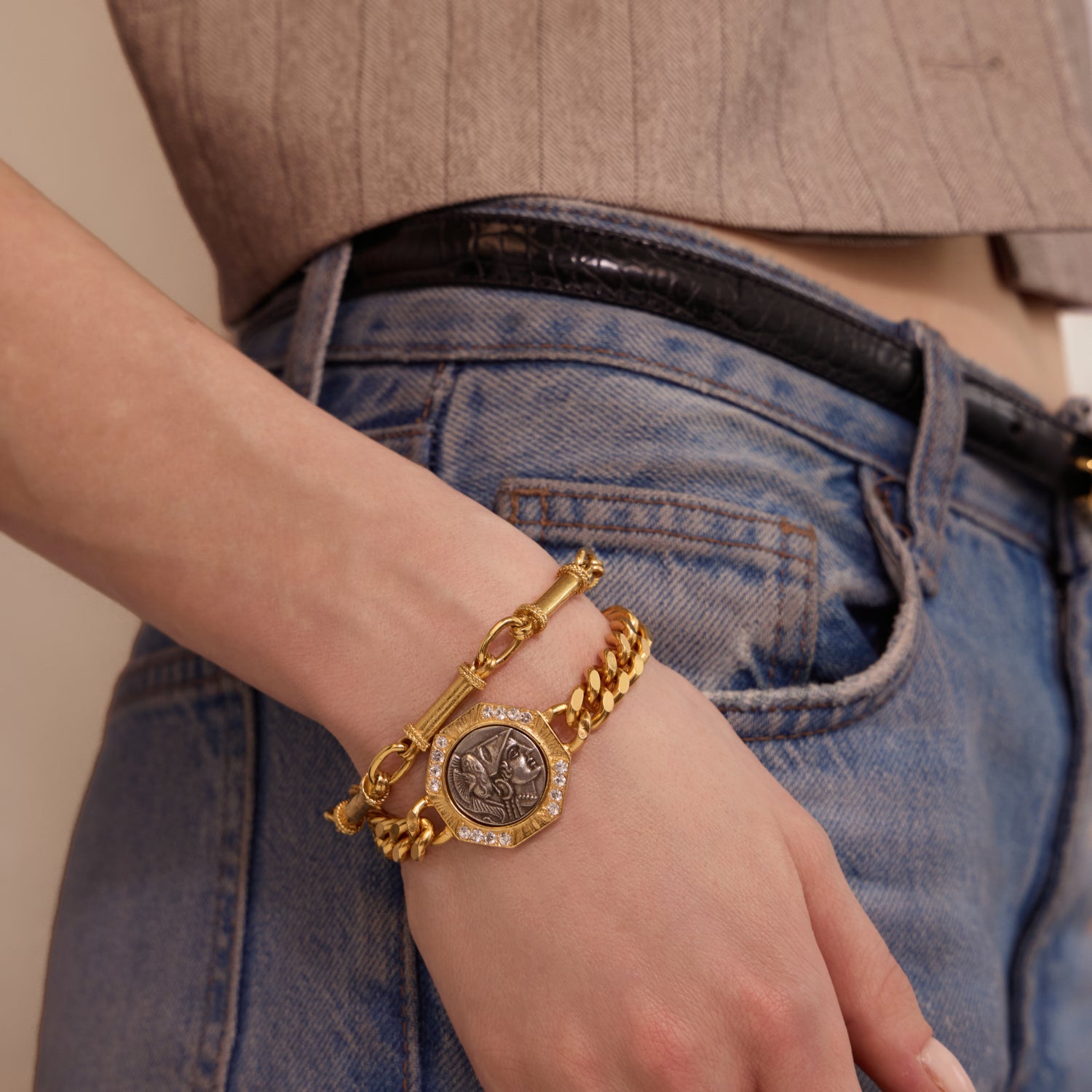 La Dolce Vita | Roman Coin | Bracelet | Ben-Amun Jewelry
