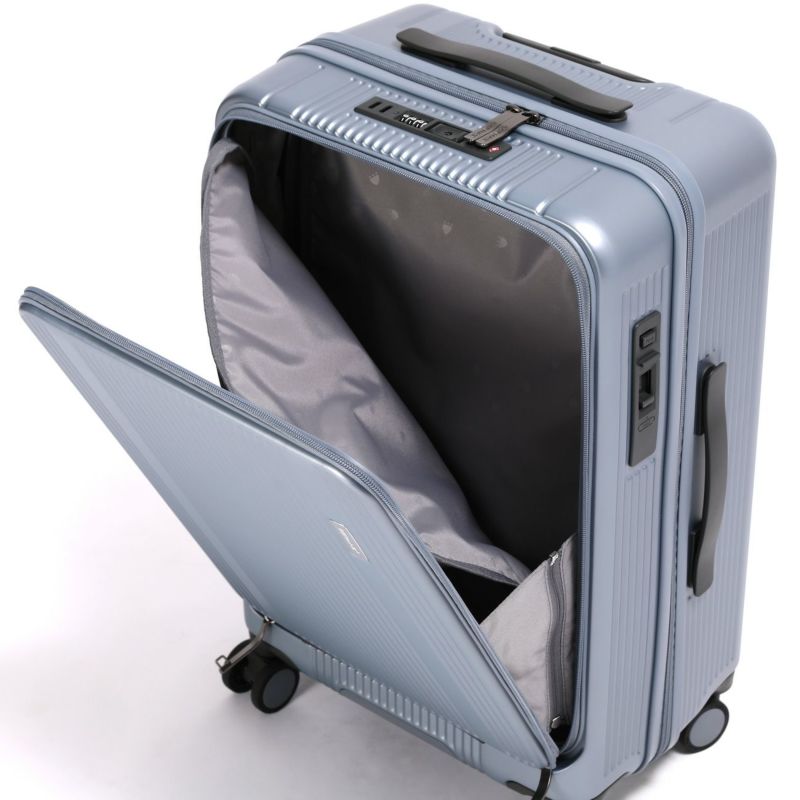 旅を快適にするフロントオープンスーツケースの魅力｜BERMAS