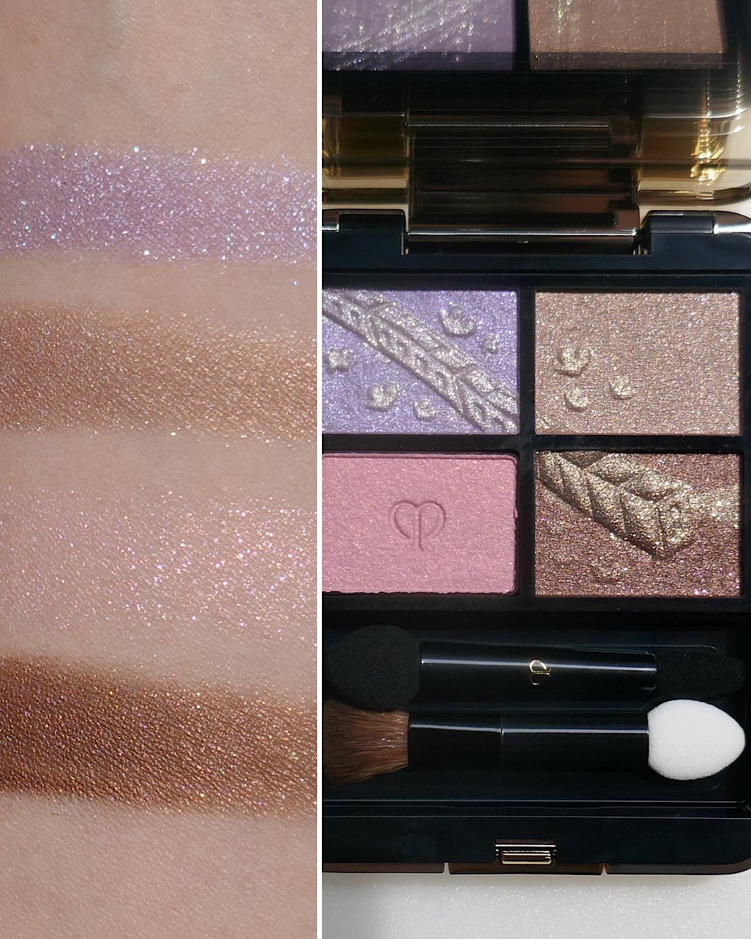 クリスマスコフレ2025】アイシャドウ＆メイクパレットスウォッチまとめ