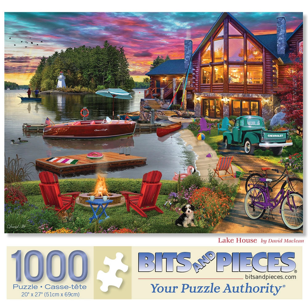 David Maclean Lake House Puzzle | Bits and Pieces