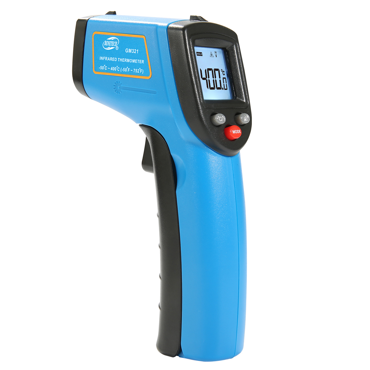 放射温度計 ガンタイプ -50 ～ +400℃ レーザーマーカー付き BS-GM321