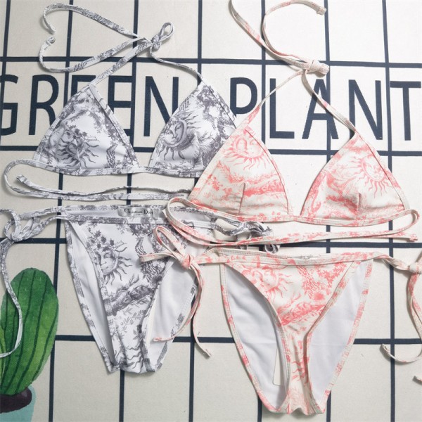 ディオール水着diorビキニ セット ストラップ 三角トップ ブラジリアン