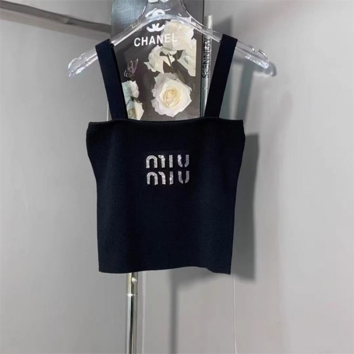 MiuMiuキャミソール ミュウミュウノースリーブ キャミソール ブラ