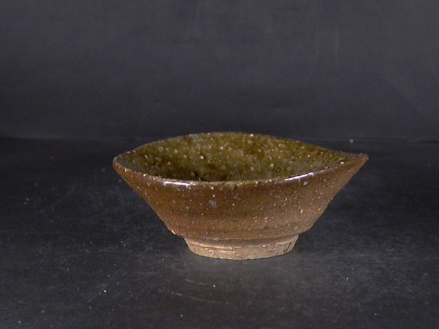 備前焼 登窯 備前焼名門作家 金重 多門 共箱付き黄ゴマ盃1 備前焼卸