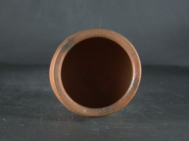 備前焼 岡山県無形文化財 故浦上 善次 共箱付き緋襷ぐい呑6 備前焼卸