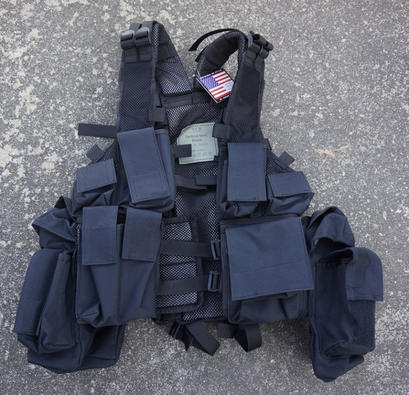 MFH製P83型タクティカルベスト黒 新品 - ミリタリーサープラス