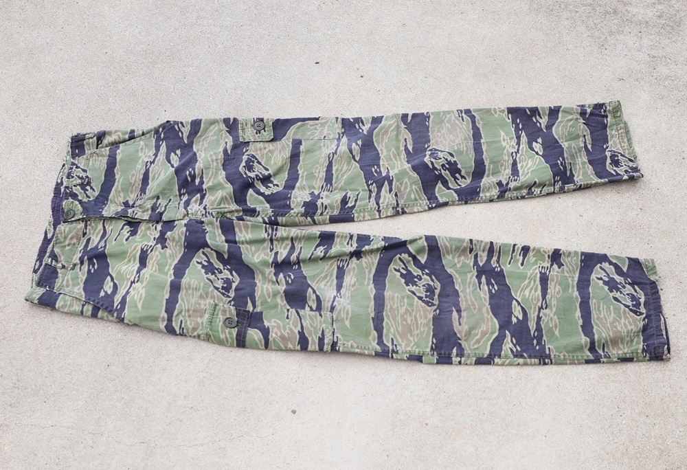 米軍ベトナム戦争 戦闘服パンツ タイガーストライプ迷彩 - ミリタリー