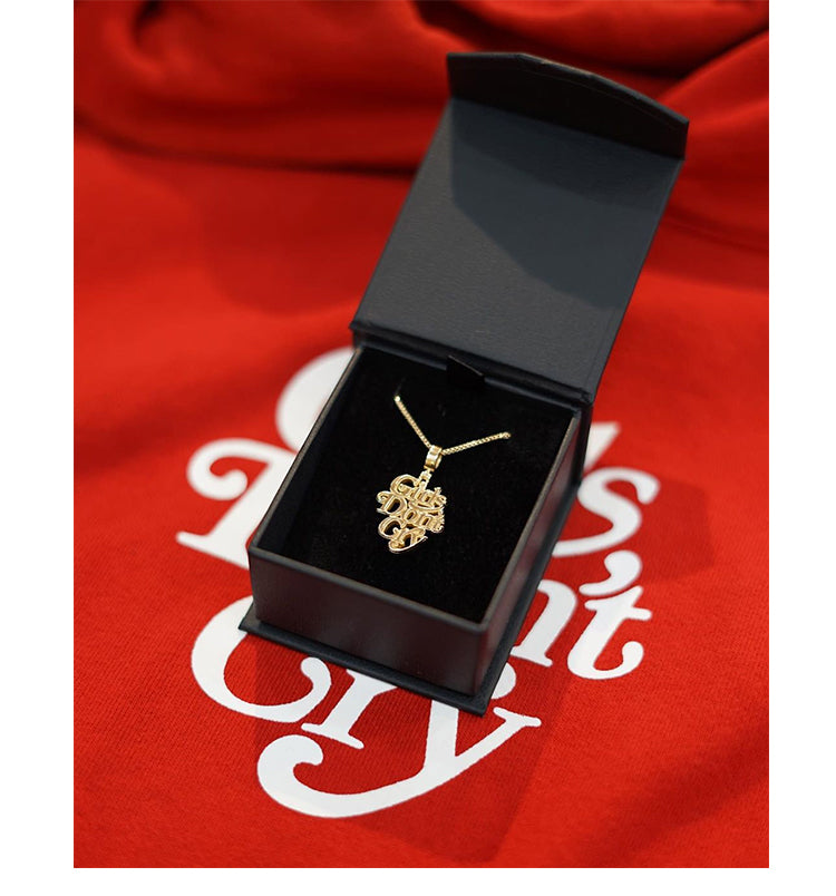 girls don't cry pendant necklace chain – Bijouterie Gonin
