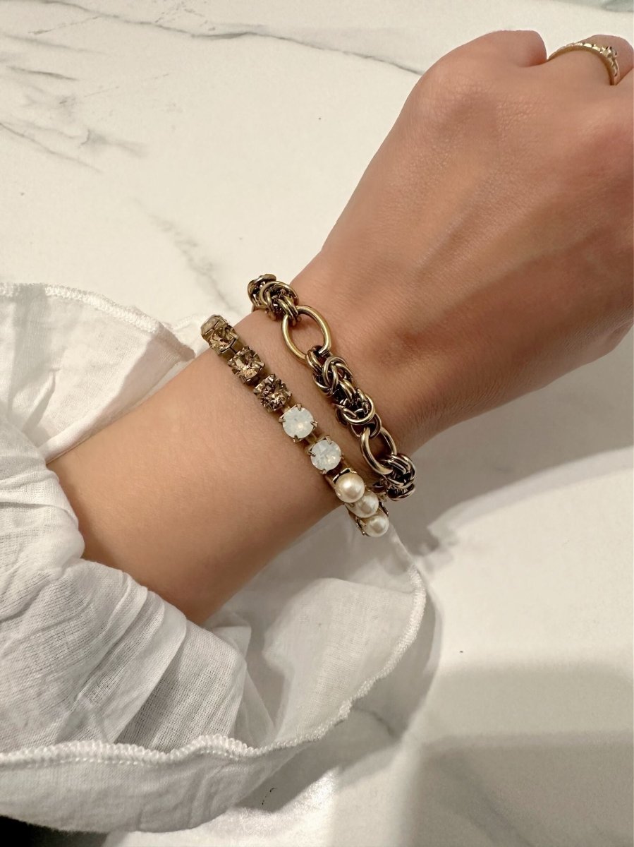 ツイストチェーンステンレスブレスレット – おしゃれ花嫁様ブライダル