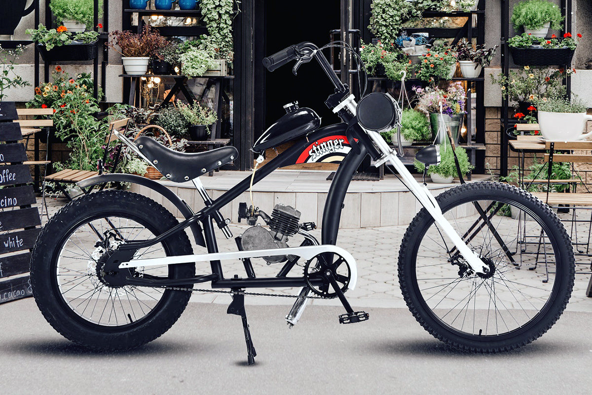 Stinger Motorized Bike + BBR Tuning 2-Stroke Engine