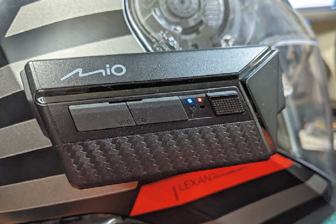 オートバイ専用GPSドライブレコーダー｜MiVue MP30 GPS - BikeJIN WEB