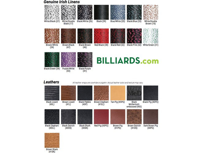 McDermott G323 — Billiards.com, Inc