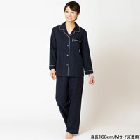 Liflance（リフランス） しなやか3重ガーゼパジャマ レディース