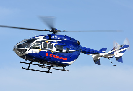 東北エアサービス向け「川崎式BK117C-2型ヘリコプター」を受注