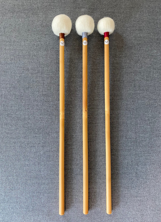 M Mallet Timpani Mallet M Silver bluemallet