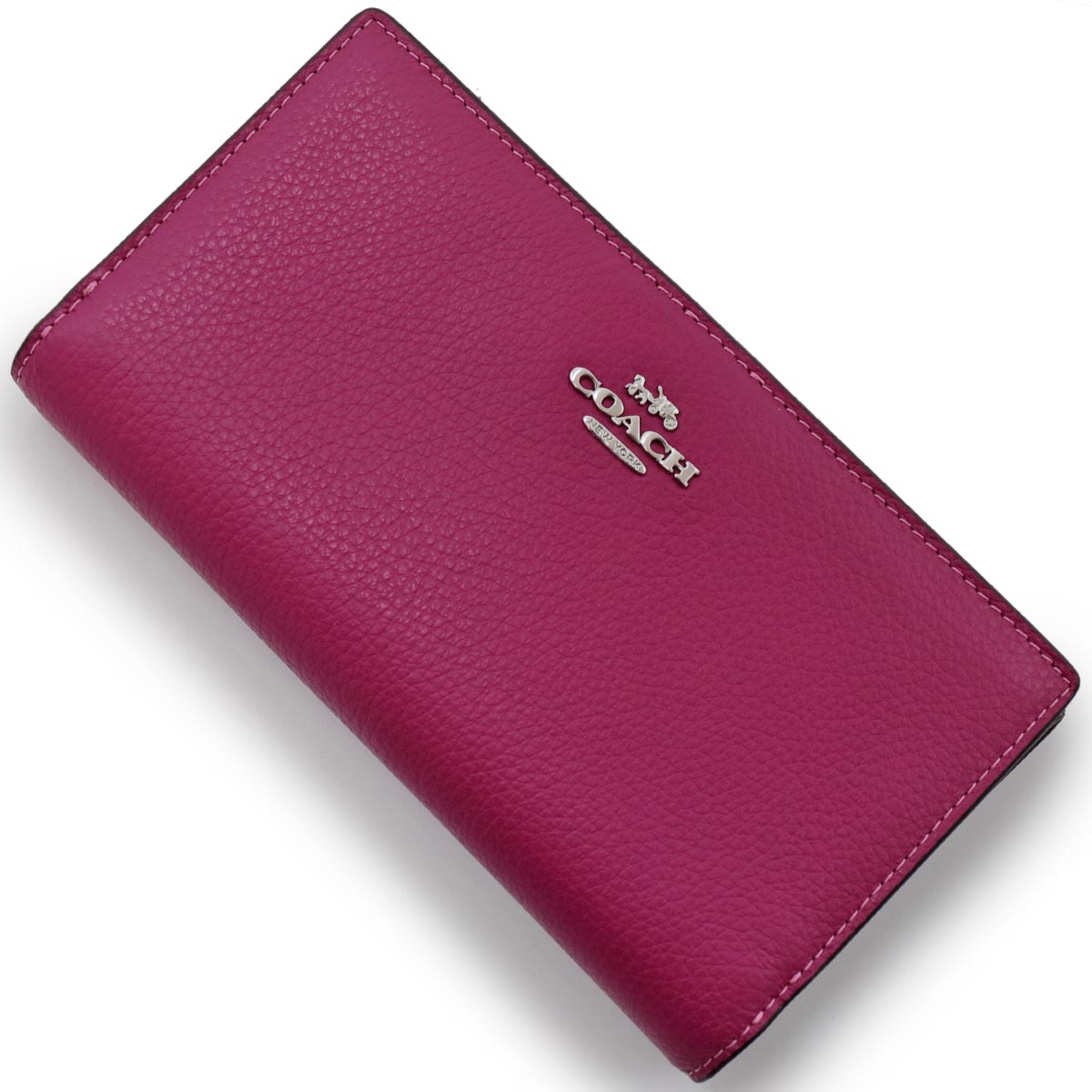 コーチ 長財布 財布 レディース ブライトバイオレットピンク C8329