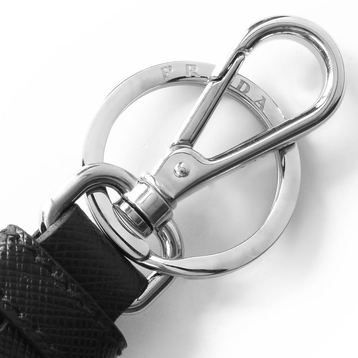 プラダ キーリング アクセサリー メンズ レディース サフィアーノ 三角