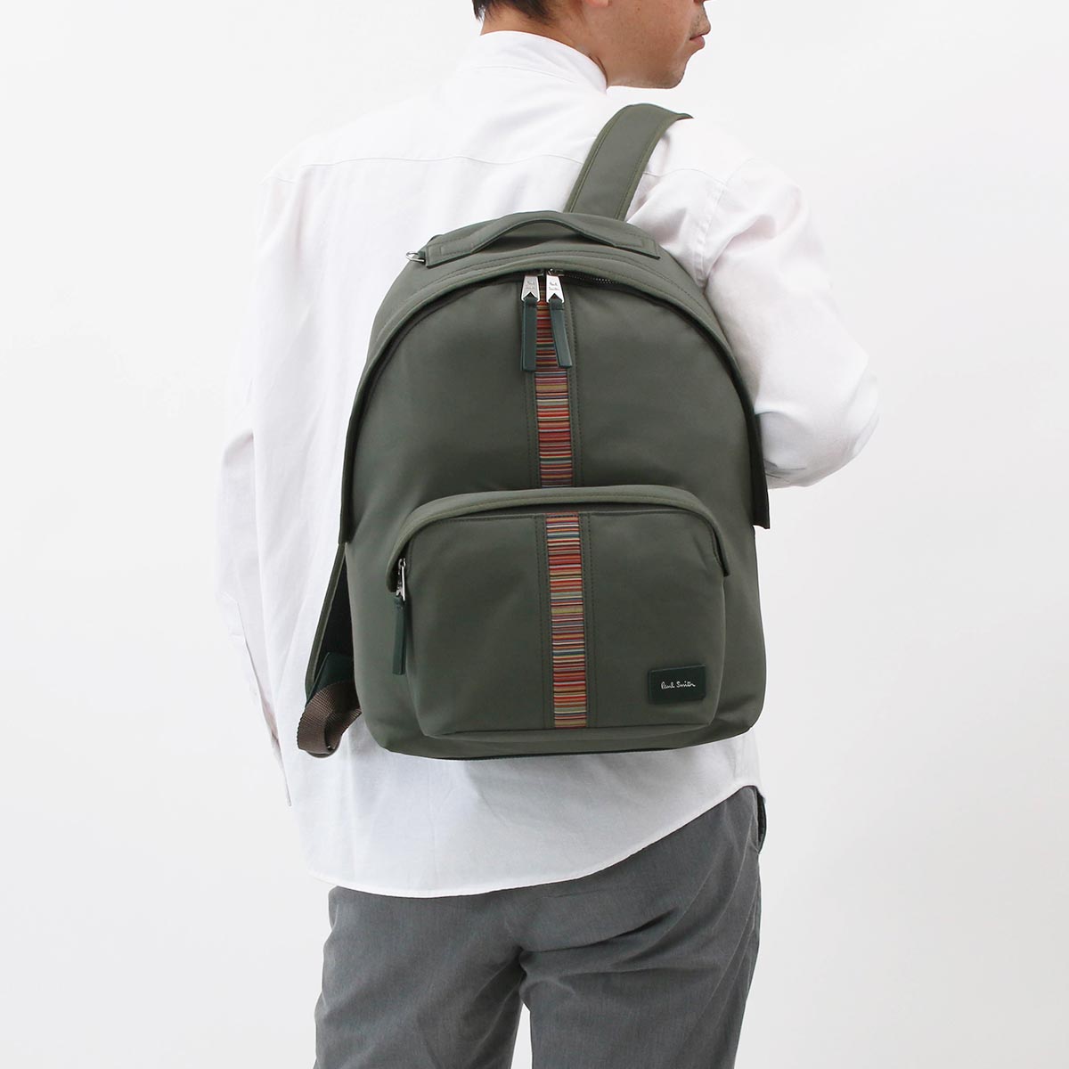 ポールスミス リュックサック/バックパック バッグ メンズ カーキ
