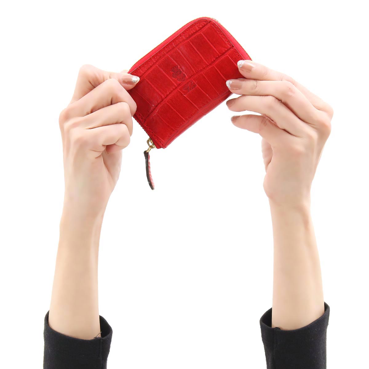 フェリージ コインケース（小銭入れ） 財布 メンズ クロコ型押し