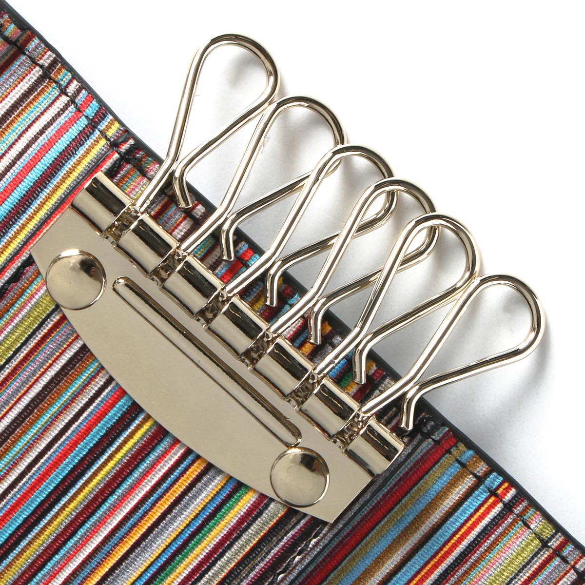 ポールスミス キーケース メンズ インテリア マルチ ストライプ