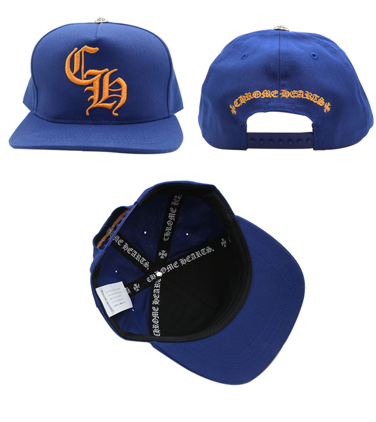 クロムハーツベースボールキャップ5パネルCHブルー|クロムハーツ通販