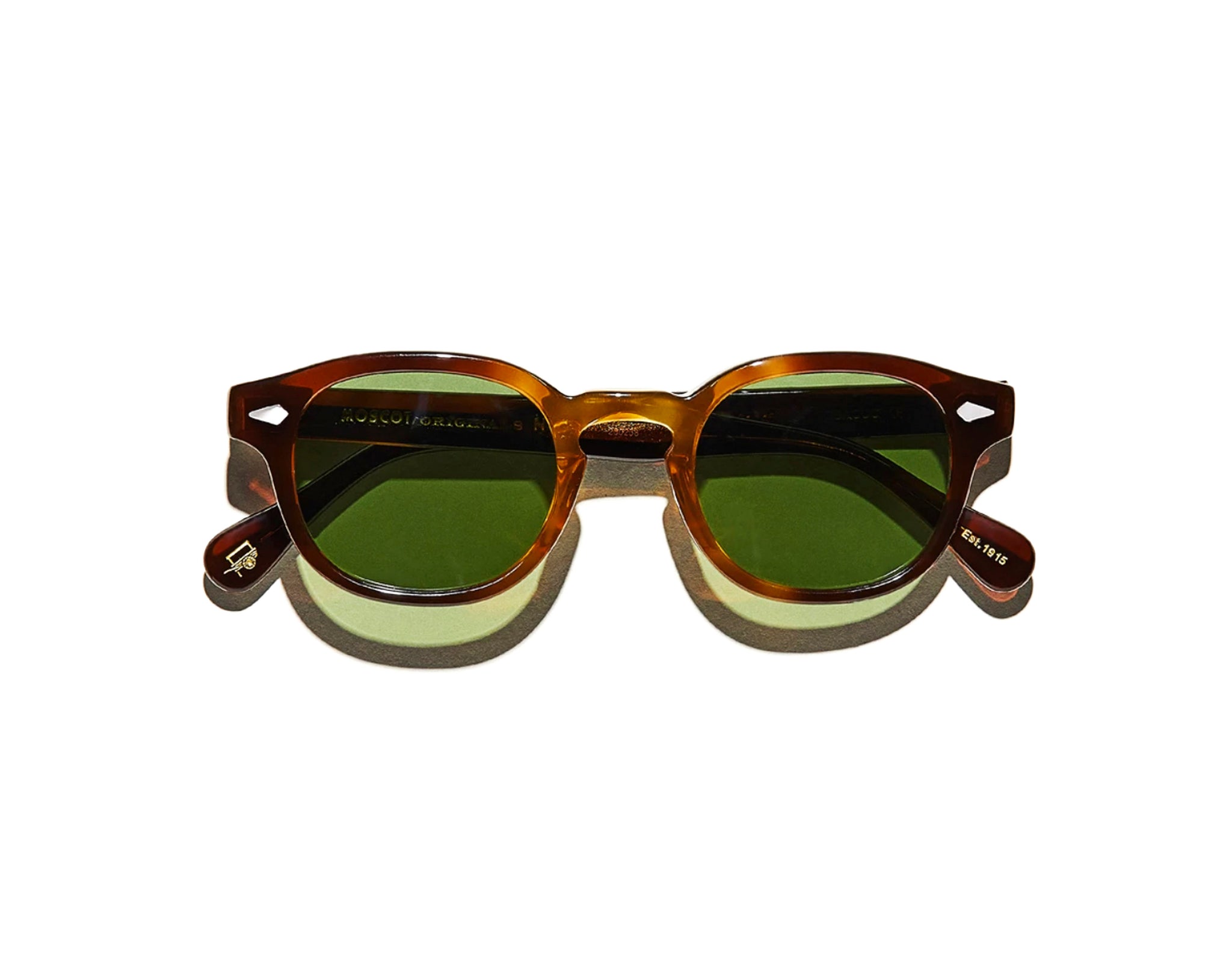 Moscot - Lemtosh Tobacco Calibar/Green -Sun (46) (NAF) 【Pre-order