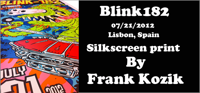 Frank Kozik（フランク・コジック） Blink182（ブリンク182）:Lisbon
