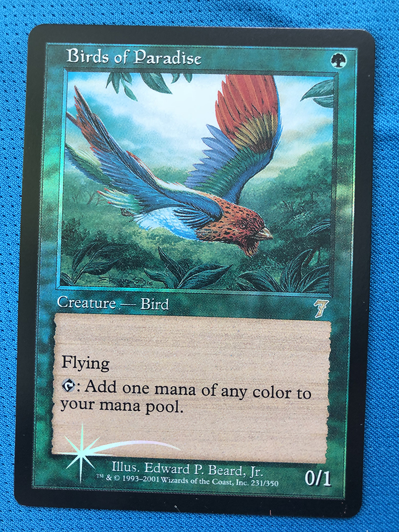 Birds of Paradise 7th Edition mtg proxy magic the gathering