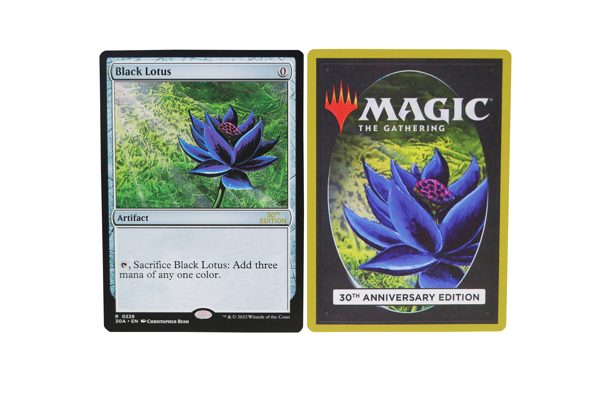 Black Lotus #228 30th Anniversary Edition (30A) mtg proxy magic
