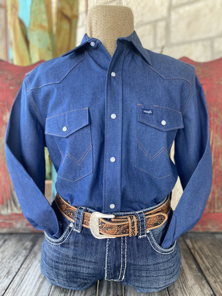 Wrangler Work Shirt - MS70119 – Blair's Western Wear & Boutique