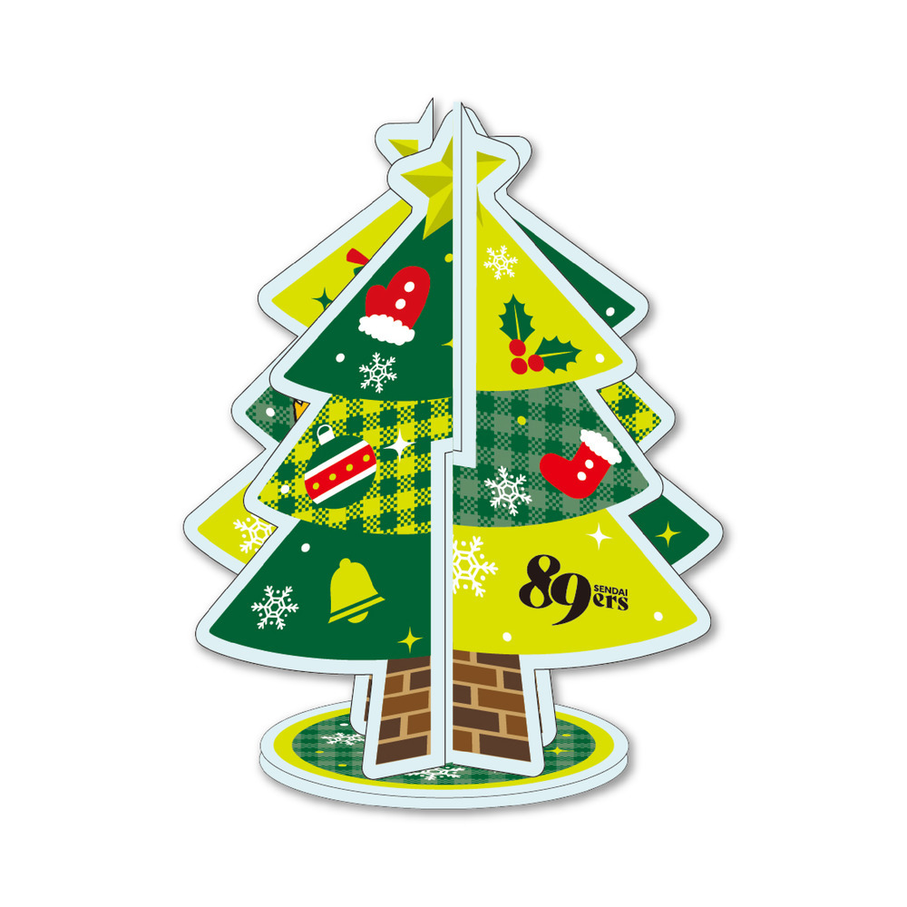 クリスマスツリーアクリルスタンド 2025-26｜仙台89ERS｜B.LEAGUE（B