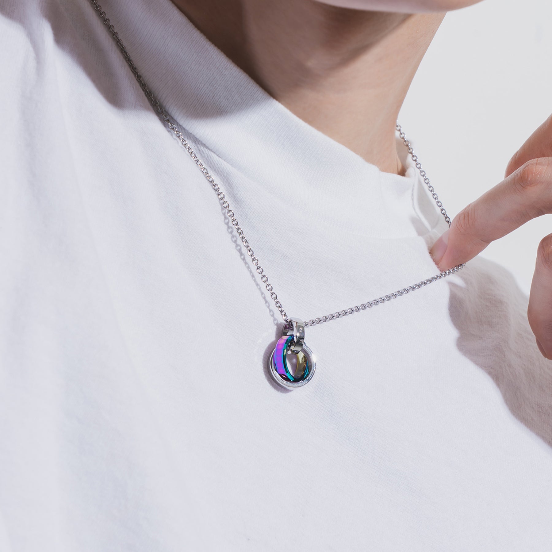 ダブルリングネックレス / BSN-713 – BLESS