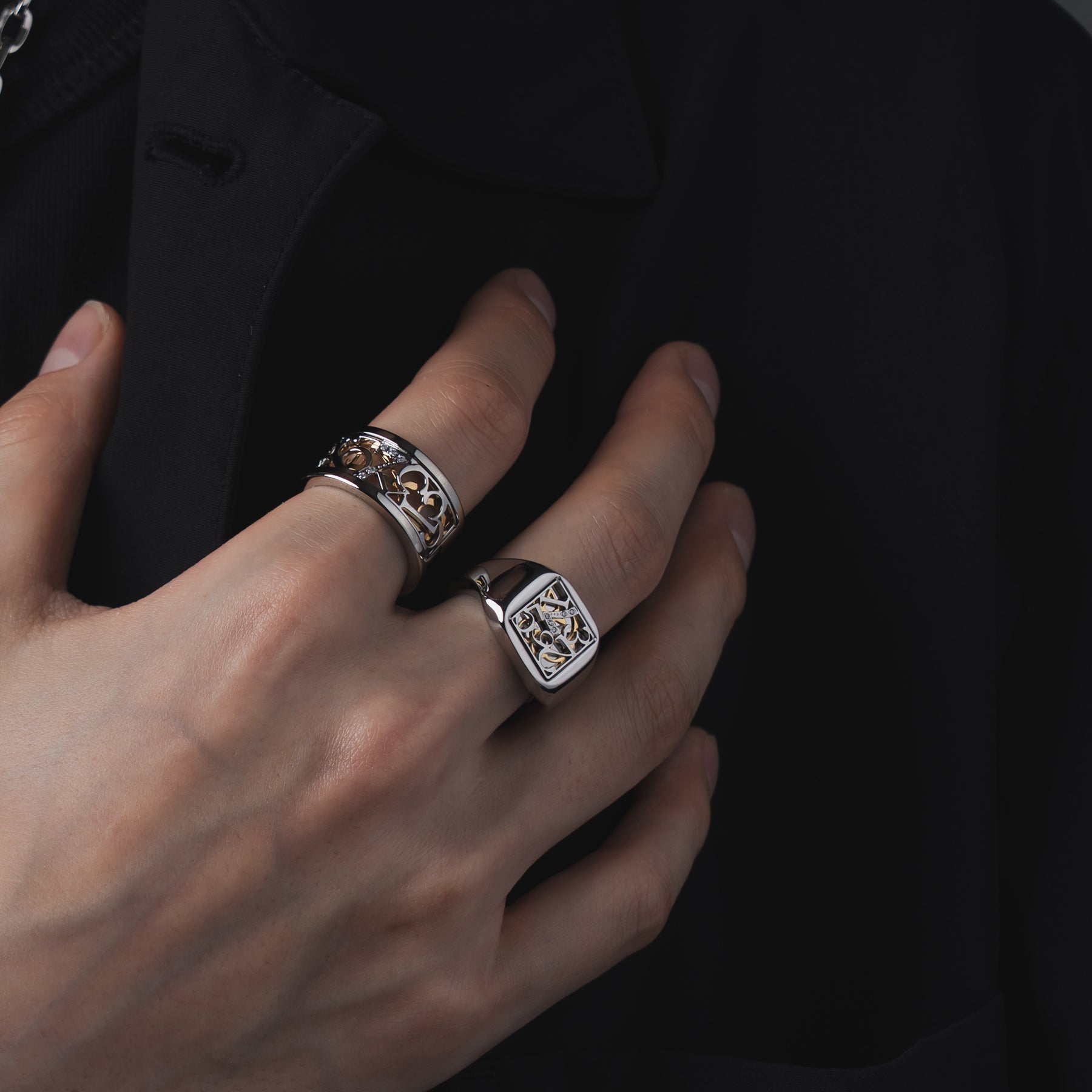 ナンバーシグネットリング(フリーサイズ) / SGR-376 – BLESS