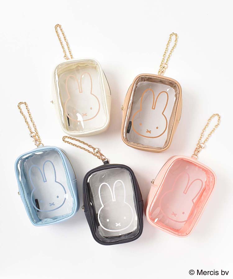 MIFFY CLEARスクエアポーチ ポーチ ブルーナ ミッフィー うさぎ ウサギ
