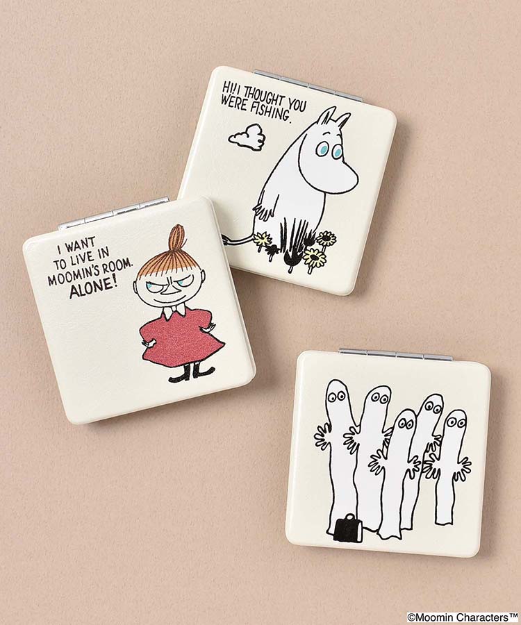 MOOMIN CATCHY MOTIFSコンパクトミラー ムーミン ミラー 鏡 身だしなみ