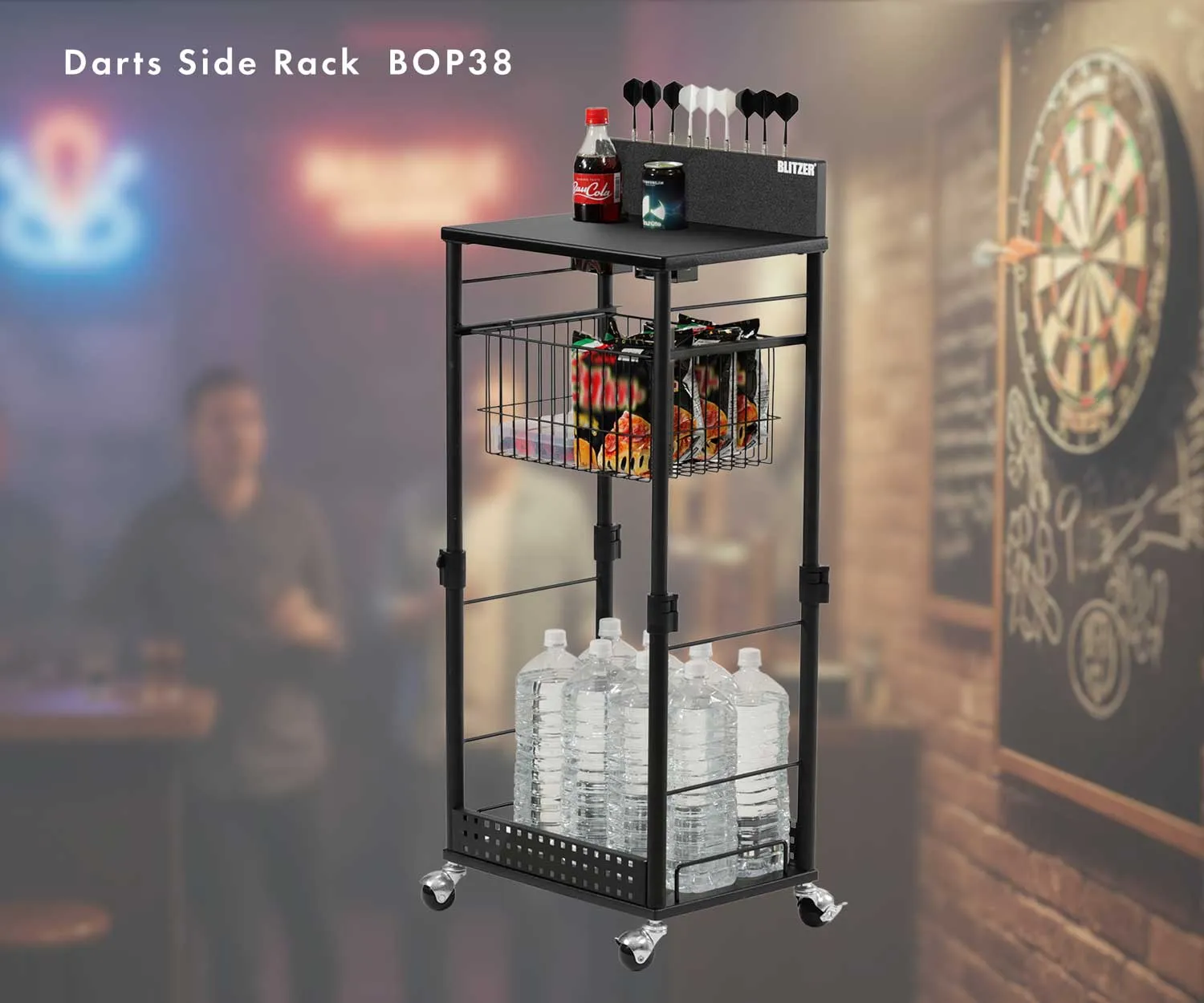 ダーツサイドラック bop38-bk | BLITZER(ブリッツァー)