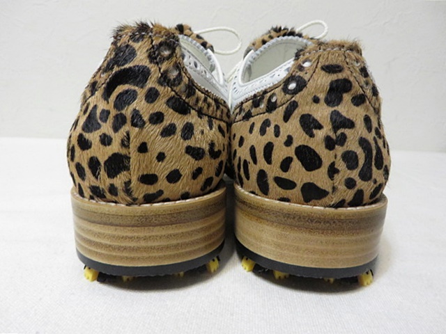 MARK&LONA マーク＆ロナ ゴルフシューズ ウイングチップ チーター