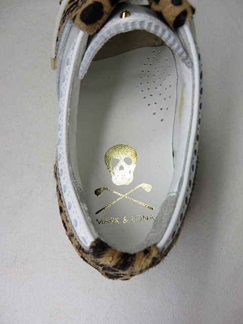 MARK&LONA マーク＆ロナ ゴルフシューズ ウイングチップ チーター