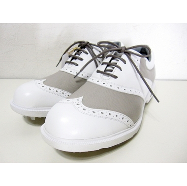 aJADE アジェイド LUKE ルーク ゴルフシューズ グレー/ホワイト メンズ